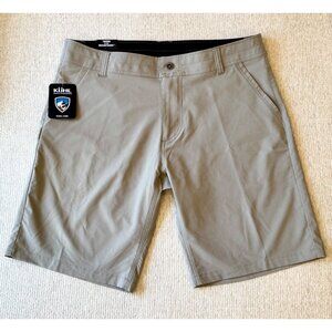 NWT Kuhl Mens Size 38 Shift Amphibia Hiking Shorts Tan Khaki Cement Color New